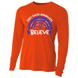 Believe Erb's Palsy Awareness Month Gift Erb's Palsy Gift Cooling Performance Long Sleeve Crew