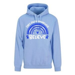 Believe Erb's Palsy Awareness Month Gift Erb's Palsy Gift Unisex Surf Hoodie