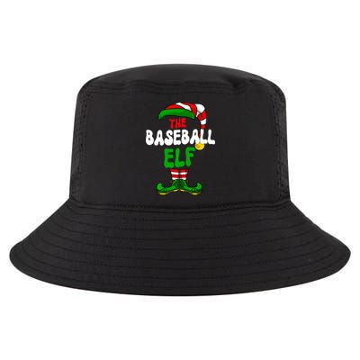 Baseball Elf Pajama Matching Group Christmas Holiday Cool Comfort Performance Bucket Hat