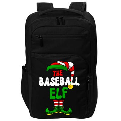 Baseball Elf Pajama Matching Group Christmas Holiday Impact Tech Backpack
