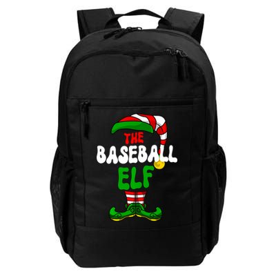 Baseball Elf Pajama Matching Group Christmas Holiday Backpack