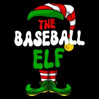 Baseball Elf Pajama Matching Group Christmas Holiday 16 in Basic Backpack