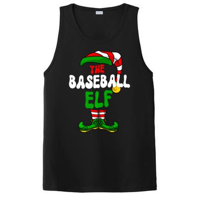 Baseball Elf Pajama Matching Group Christmas Holiday PosiCharge Competitor Tank