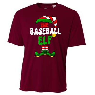 Baseball Elf Pajama Matching Group Christmas Holiday Cooling Performance Crew T-Shirt