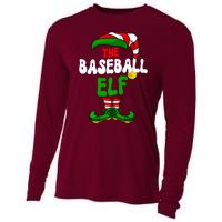 Baseball Elf Pajama Matching Group Christmas Holiday Cooling Performance Long Sleeve Crew