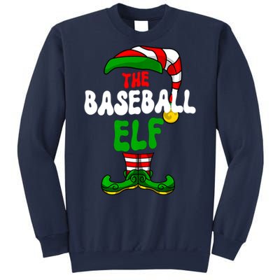 Baseball Elf Pajama Matching Group Christmas Holiday Sweatshirt