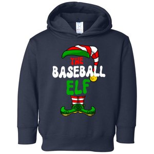 Baseball Elf Pajama Matching Group Christmas Holiday Toddler Hoodie