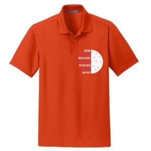 Behind Every Player Is A Mother Golf Gift Mom Golf Gift Dry Zone Grid Polo