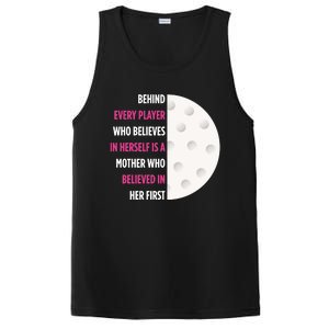 Behind Every Player Is A Mother Golf Gift Mom Golf Gift PosiCharge Competitor Tank