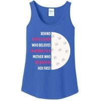 Behind Every Player Is A Mother Golf Gift Mom Golf Gift Ladies Essential Tank