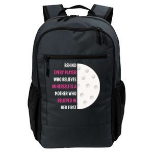 Behind Every Player Is A Mother Golf Gift Mom Golf Gift Daily Commute Backpack