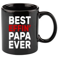 Best Effin Papa Ever 11oz C Handle Ceramic Mug