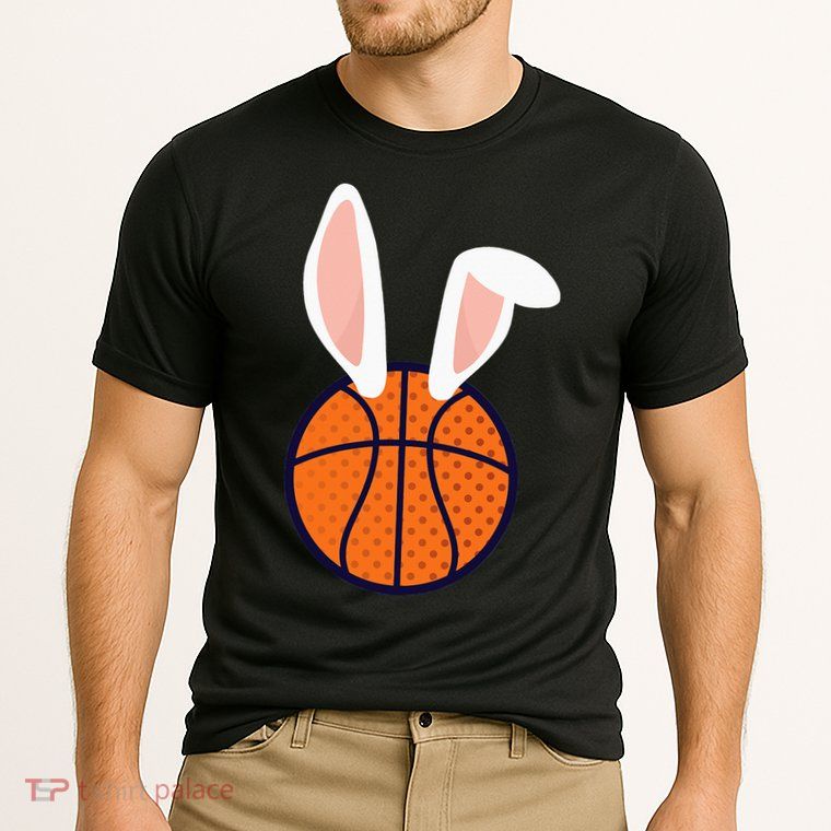 Basketball Easter Rabbit Bunny funny easter day Performance Shirt