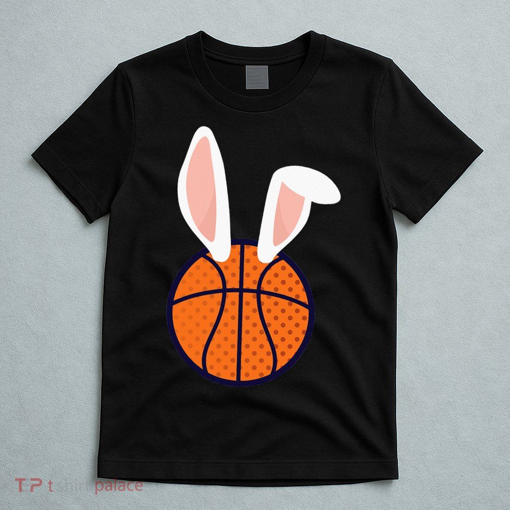 Basketball Easter Rabbit Bunny funny easter day T-Shirt