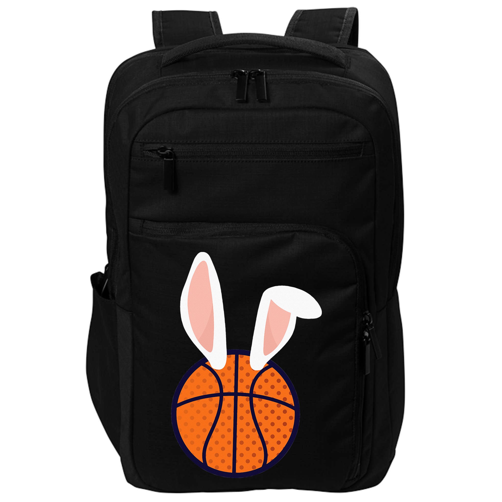 Basketball Easter Rabbit Bunny funny easter day Impact Tech Backpack