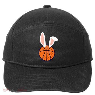 Basketball Easter Rabbit Bunny funny easter day 7-Panel Snapback Hat