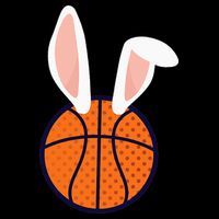 Basketball Easter Rabbit Bunny funny easter day 7-Panel Snapback Hat