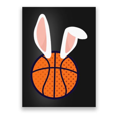 Basketball Easter Rabbit Bunny funny easter day Poster