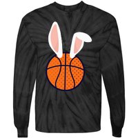 Basketball Easter Rabbit Bunny funny easter day Tie-Dye Long Sleeve Shirt