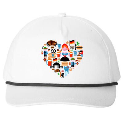 Berlin Oktoberfest Heart Snapback Five-Panel Rope Hat