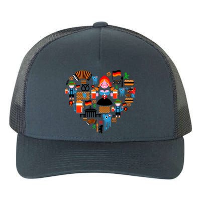 Berlin Oktoberfest Heart Yupoong Adult 5-Panel Trucker Hat