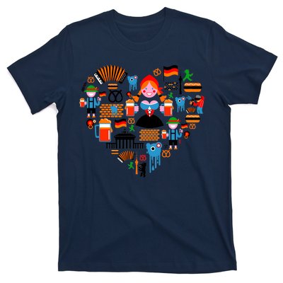 Berlin Oktoberfest Heart T-Shirt