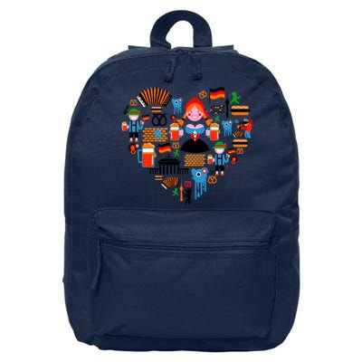 Berlin Oktoberfest Heart 16 in Basic Backpack