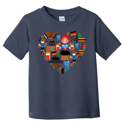 Berlin Oktoberfest Heart Toddler T-Shirt