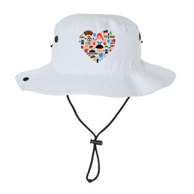 Berlin Oktoberfest Heart Legacy Cool Fit Booney Bucket Hat