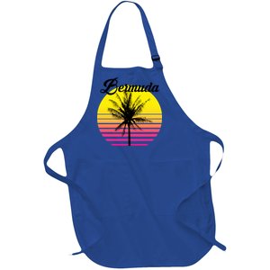 Bermuda Sunset Full-Length Apron With Pockets