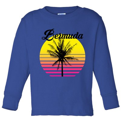 Bermuda Sunset Toddler Long Sleeve Shirt