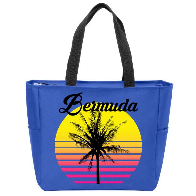 Bermuda Sunset Zip Tote Bag