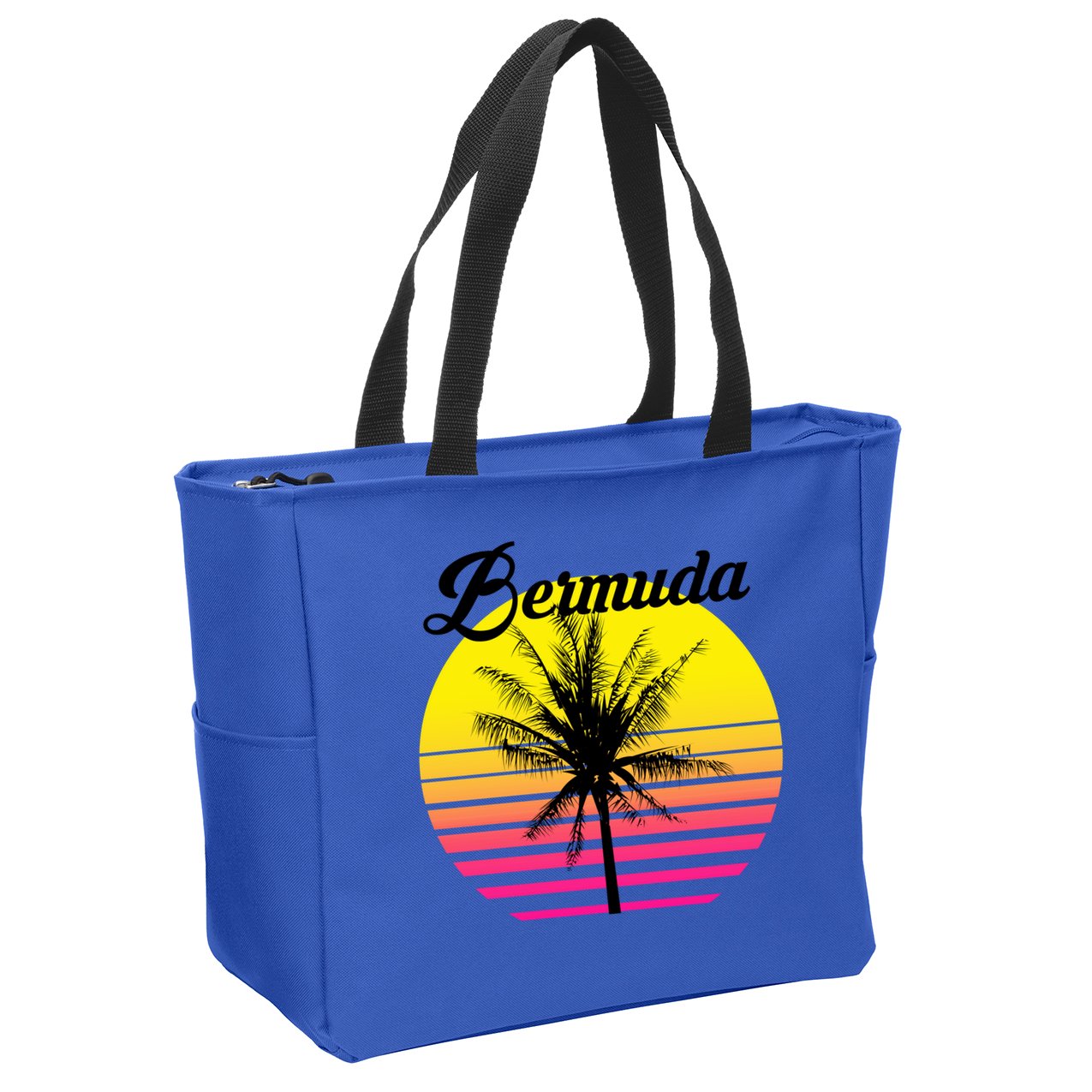 Bermuda Sunset Zip Tote Bag