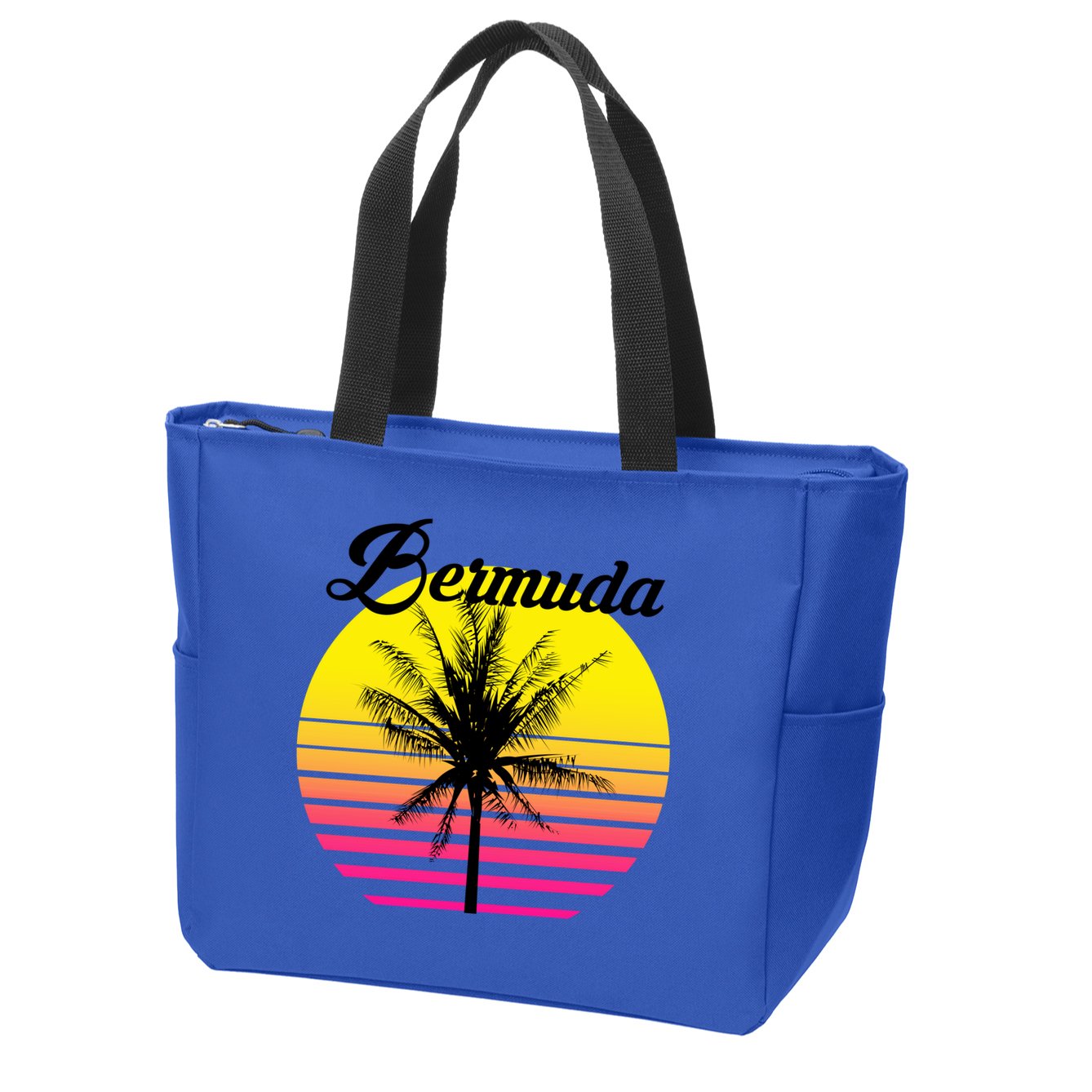 Bermuda Sunset Zip Tote Bag