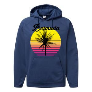 Bermuda Sunset Performance Fleece Hoodie