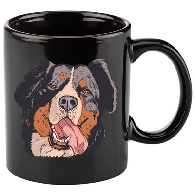 Bernese Mountain Dog 11oz C Handle Ceramic Mug