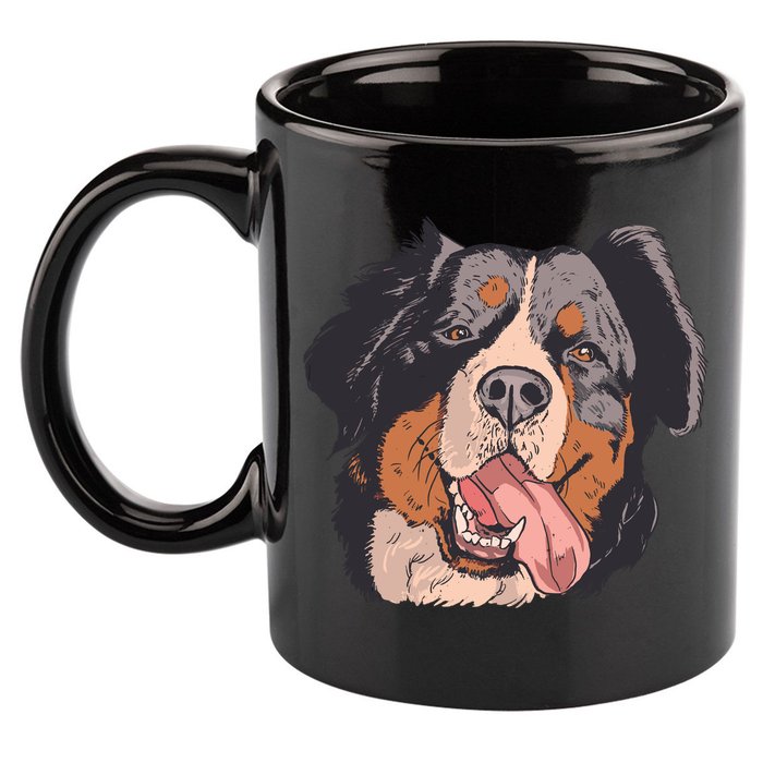 Bernese Mountain Dog 11oz C Handle Ceramic Mug