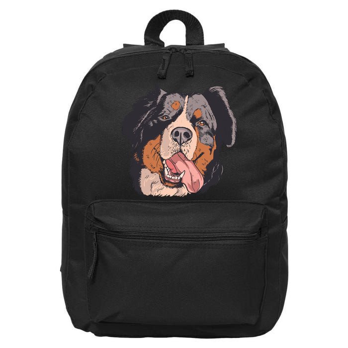 Bernese Mountain Dog 16 in Basic Backpack