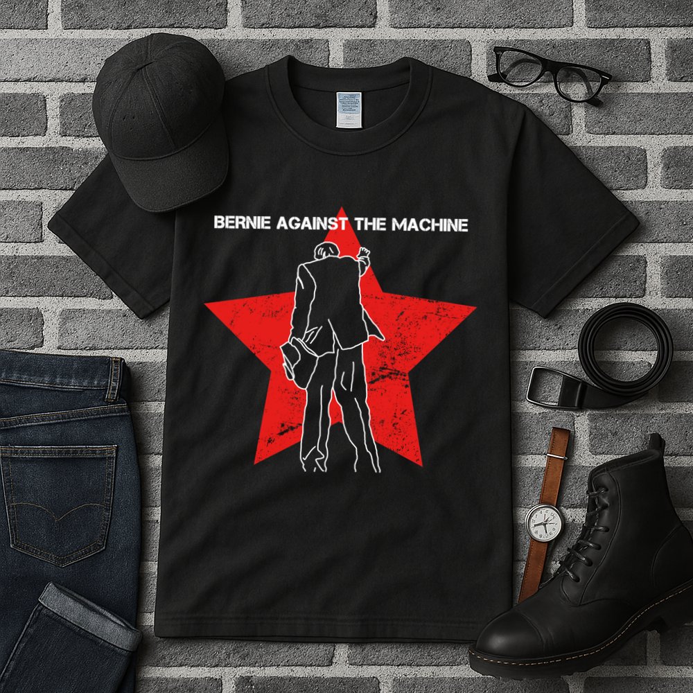 Bernie Against The Machine Tall T-Shirt