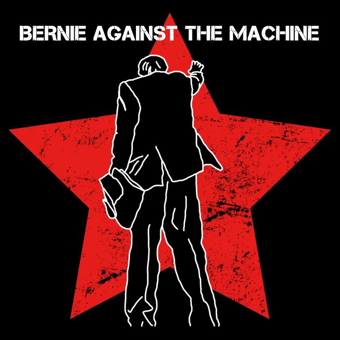 Bernie Against The Machine 7-Panel Snapback Hat