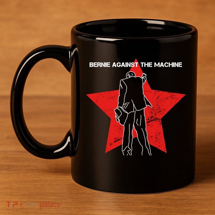 Bernie Against The Machine 11oz C Handle Ceramic Mug