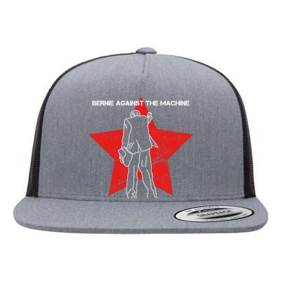 Bernie Against The Machine Flat Bill Trucker Hat