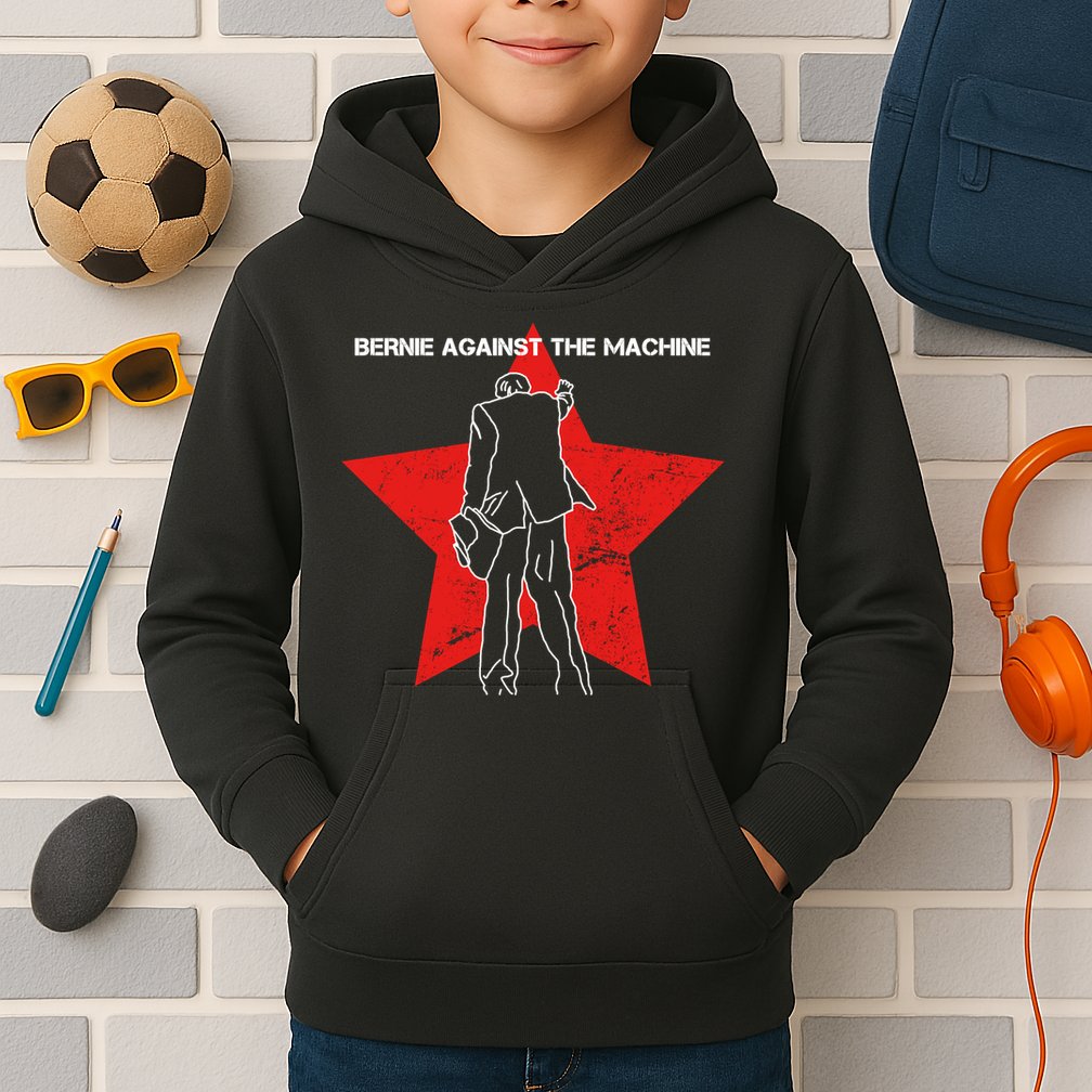 Bernie Against The Machine Kids Hoodie