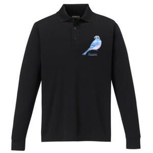 Bernie Bird Performance Long Sleeve Polo