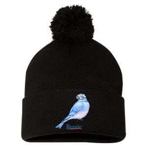 Bernie Bird Pom Pom 12in Knit Beanie