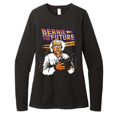 Bernie For The Future Womens CVC Long Sleeve Shirt