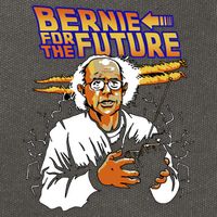Bernie For The Future Cotton Canvas Backpack