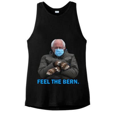 Bernie Mittens Bernie Sanders Feel The Bern Inauguration Day Ladies PosiCharge Tri-Blend Wicking Tank