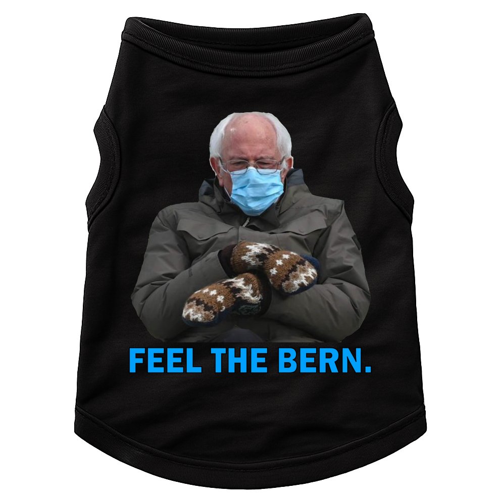 Bernie Mittens Bernie Sanders Feel The Bern Inauguration Day Doggie Tank