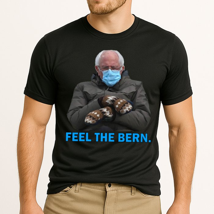 Bernie Mittens Bernie Sanders Feel The Bern Inauguration Day Cooling Performance Crew T-Shirt